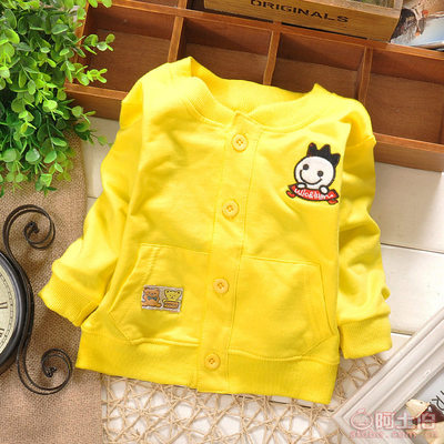 衣百分2017春季新款童裝 時尚雞冠頭開衫，特價批發直銷新選擇